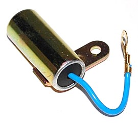 Condensateur Adaptable Pour Cyclomoteur - Diamètre 19 Mm, Longueur 23,5 Mm